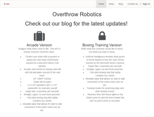 Tablet Screenshot of overthrowrobotics.com